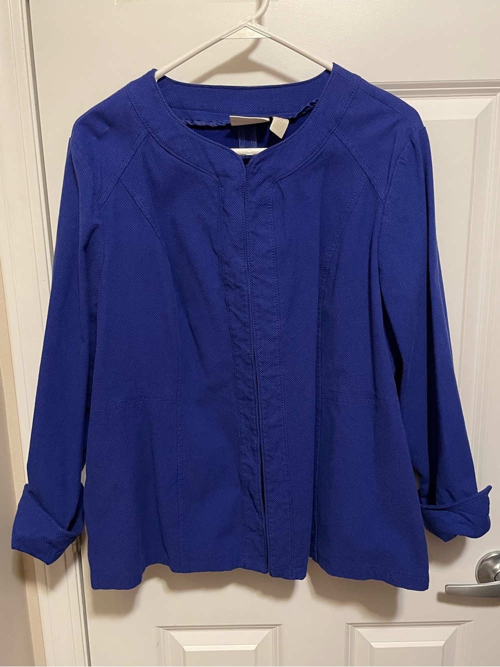 Chico's Alicia Texture Long-Sleeve Jacket
